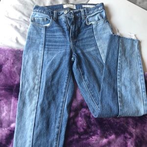 Pacsun multi colored denim jeans